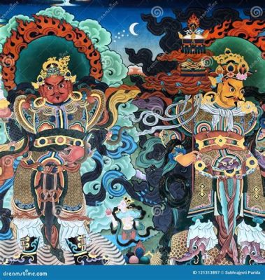 Tōshindai-ji Enshrinement Hall Paintings!  An Intricate Tapestry of Ancient Buddhist Beliefs and Vibrant Colour